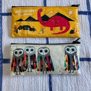 Dinosaur and Owl Pencil Cases
